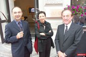 Генеральный консул Италии с супругой и Джулио Енрико Мерони