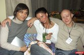 Павел Павлов, Юлия Киркина и Сергей Ковалев (Альфа-медиа)