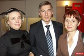 Т. Бажанова (радио Эрмитаж) и О. Карпунина (Citibank) с супругом