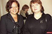 Катя Жилаберте (посольство Бразилии) и Елена Мартынова (посольство Бразилии)