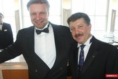 Владимир Баканов и Сергей Прохоров (ведущий)