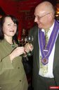 Др Стефан Штейн (президент Rotary Club St-Petersburg Neva) и Лола Сергеева (Kuehen+Nagel)
