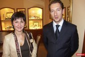 Сильвиан Колардель (Richemont), Татьяна Григорьева (генеральный директор Da Vinci)