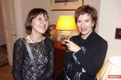 Вера Бирон (музей Достоевского) и Анна Фрадкина (ведущая программы Вести-Культура)