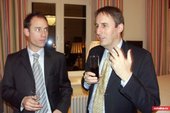 Стивен Киннок (директор British Council) и Джордж Эдгар (генеральный консул Великобритании в СПб)