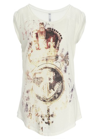 Футболка с любимым фетишем англичан - короной