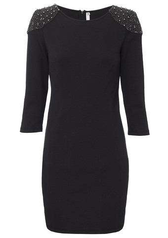 Платье с колючими погонами