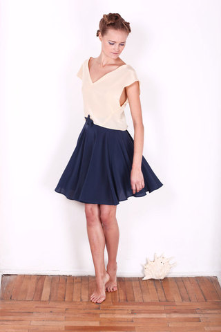 Блуза и юбка-клеш