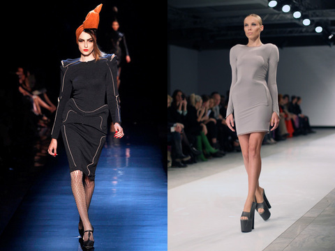 Jean Paul Gaultier, ctr, 2010 и Homo Consommatus, весна-лето 2012