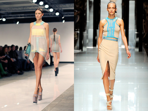 Homo Consommatus, весна-лето 2012 и Versace, весна-лето 2011