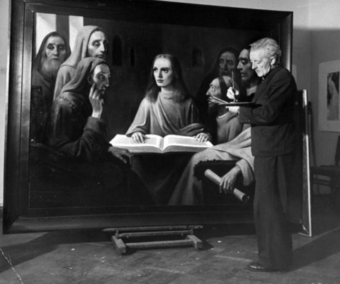 Во время суда Меегерену пришлось наглядно доказывать, что он действительно может в точности воспроизвести стиль и технику Яна Вермеера.