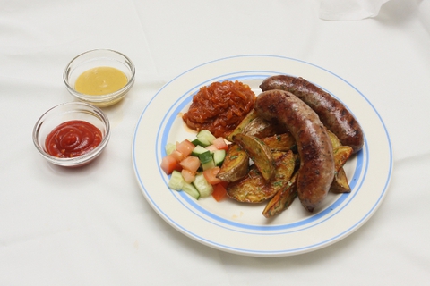 Колбаски из баранины и свинины