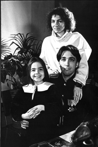 Сергей Курехин с женой Анастасией и дочерью Лизой