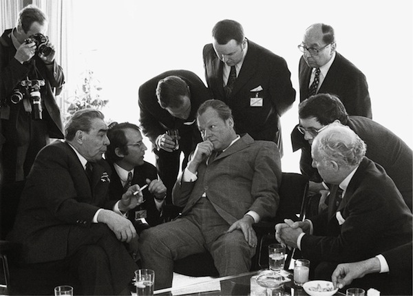 Леонид Брежнев и Вилли Брандт. 1973