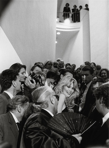 Клаудиа Шиффер и Карл Лагерфельд.1994