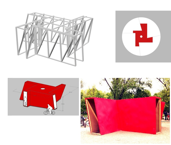 Павильон финского архитектора Сеппо Кохо. Выход из каждого прохода открывает для зрителя ландшафт по-новому.