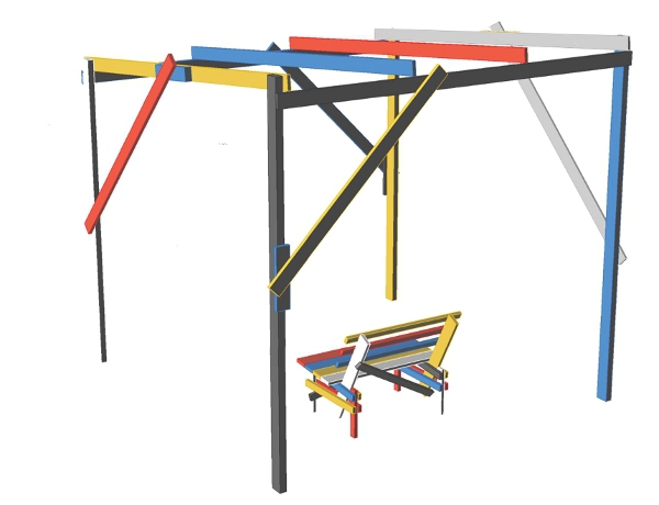 Sreda Space - интерактивная зона для мастер-классов и танцев. Автор идеи - Анна Ставрова (Sreda), архитектор - Юрье Куккапуро.