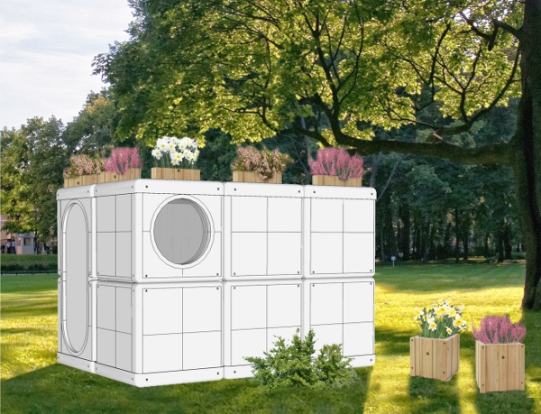 Дом-prefab архитектора Вадима Кондрашева: проект минимального жилого модуля.