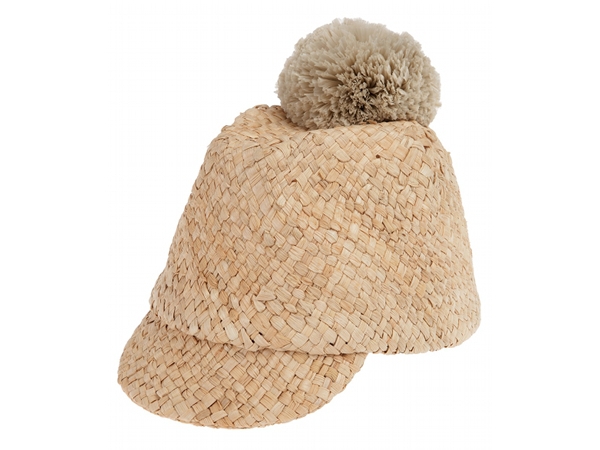 Соломенная кепка с помпоном Burberry, 11 200 руб