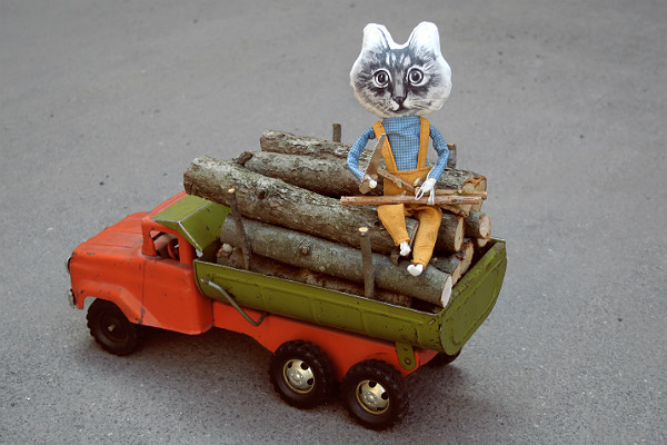 Серия Fedor Toy. Кот Федор меняет профессии: был и лесорубом, и моряком