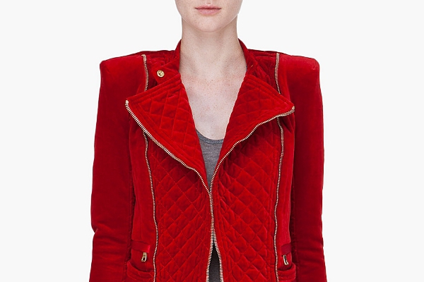 Кожаная уртка Balmain, 170 480 руб, ssense.com