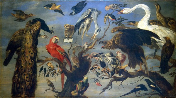 "Птичий концерт", 1630-40 гг. Франс Снейдерс. Государственный Эрмитаж.