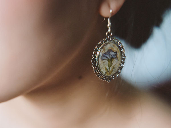 Серьги, бронза