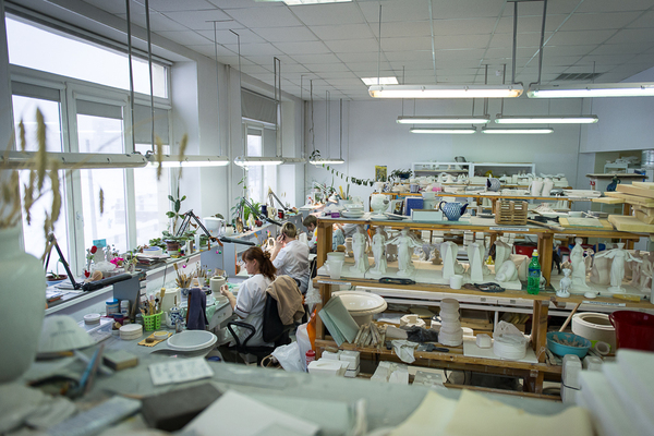 Участок ручного литья.