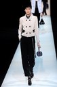 Катя Рябинкина на показе Giorgio Armani
