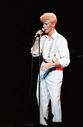 На сцене во время одного из выступлений тура Serious Moonlight Tour, 1983 год. 
