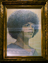 Портрет американской правозащитницы Анжелы Дэвис, 1970 год