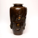 Бронзовая ваза. Япония, период Мейдзи