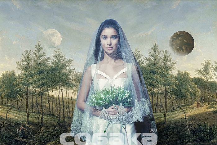 «МЕЛАНХОЛИЯ» Ларс фон Триер. Платье Ester Abner, вуаль — собственность стилиста