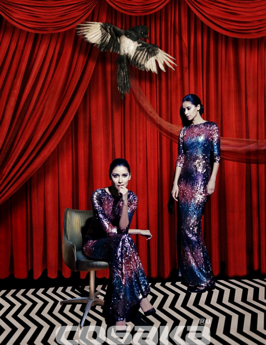 «ТВИН ПИКС» Дэвид Линч. Платье Von Vonni, туфли Louis Vuitton