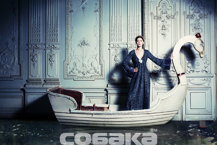 «ВАСИЛИСА ПРЕКРАСНАЯ» Александр Роу. Платье Louis Vuitton, брошь Mineral Weather, ободок GMT Collection