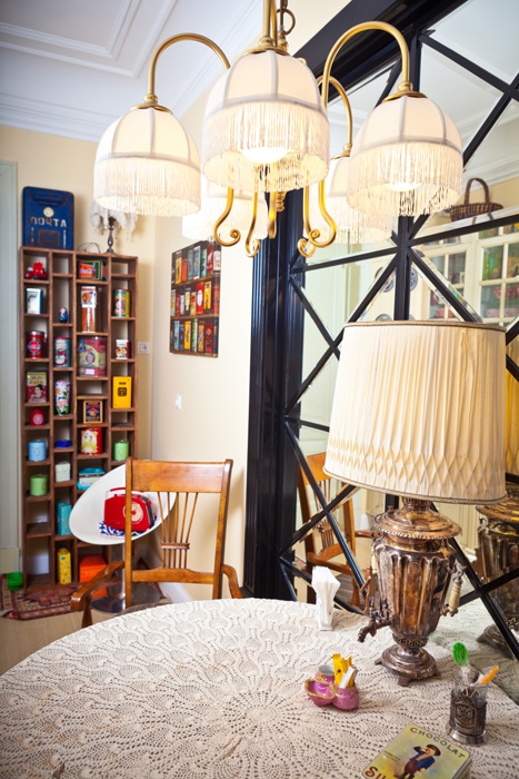 Самовар-светильник был найден в московском антикварном магазине