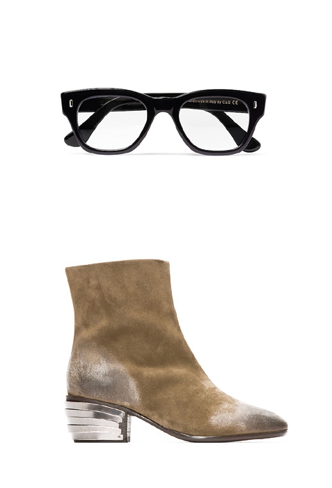 Очки Culter and Gross, сапоги Giuseppe Zanotti