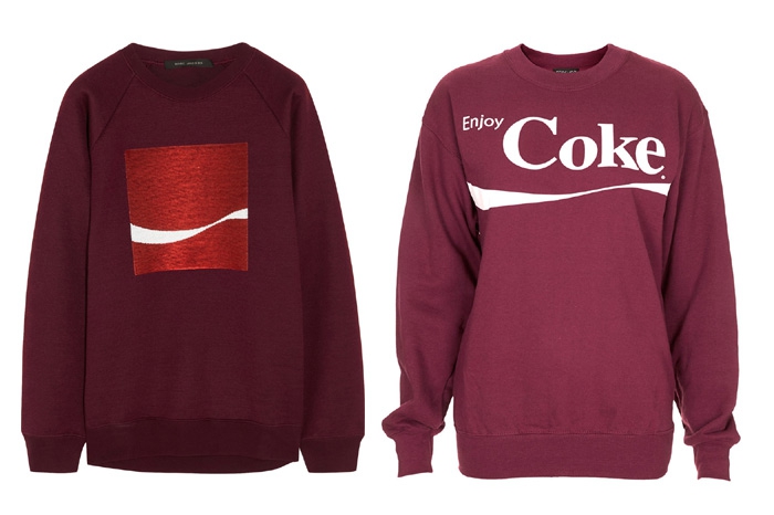 Marc Jacobs, 52 400 рублей; Topshop, 2 699 рублей