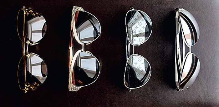 Очки Louis Vuitton, Escada, Mykita