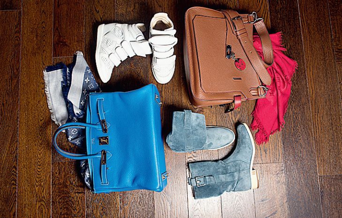 Сумки Hermes Birkin, Hermes Jypsiere, кроссовки