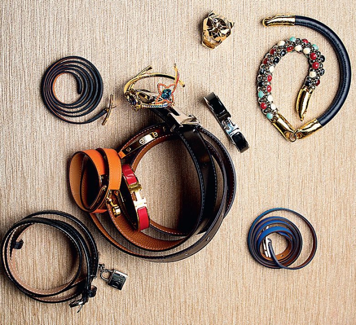 Любимые аксессуары – браслеты и кольца. Чаще всего ношу Hermes, Cartier, Louis Vuitton, Balenciaga