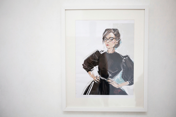 Портрет подарила мне иллюстратор Саша Бокова.