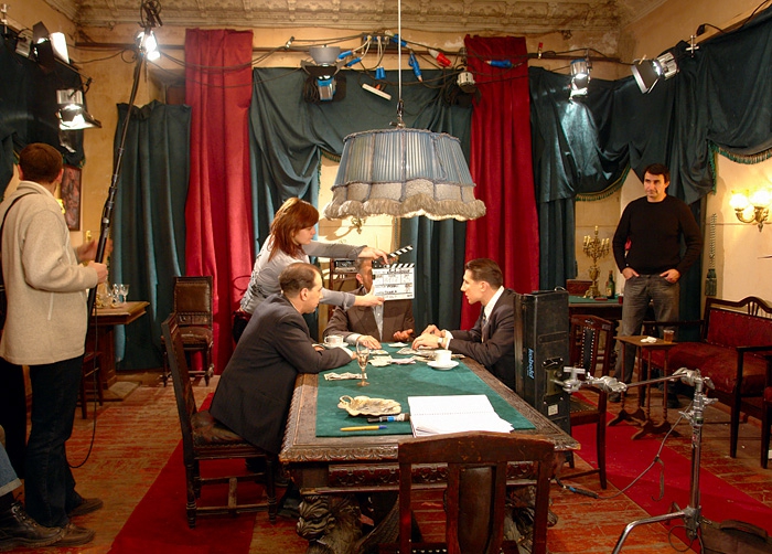 Кабинет советского руководителя оказалось проще воссоздать в павильоне