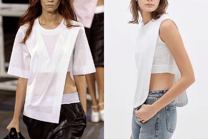 Alexander Wang, 35 000 рублей; Zara, 1 999 рублей