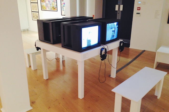 Видеоарт на выставке «Club of friends» в галерее Calvert22