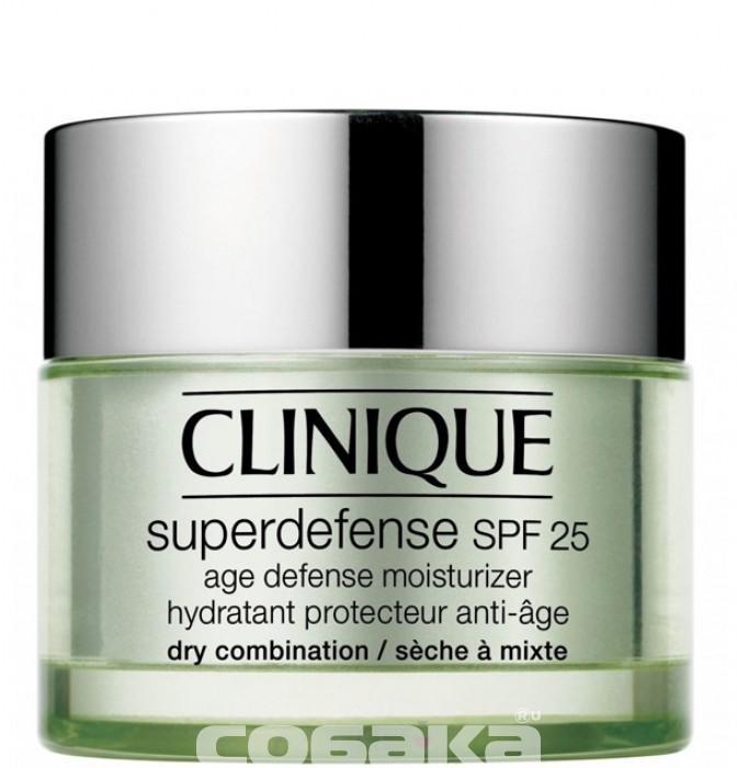Один из «старожилов» косметического рынка – увлажняющий крем Superdefense SPF 25 от Cliniqueрекомендуется одновременно и для сохранения молодости кожи
