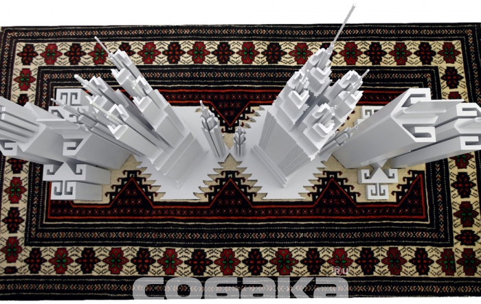 Negotiating the Space for Possible Coexistances No.5', Babak Golkar, 2009. Courtesy of Collection SANZIANY © A. Riklin-Foundation