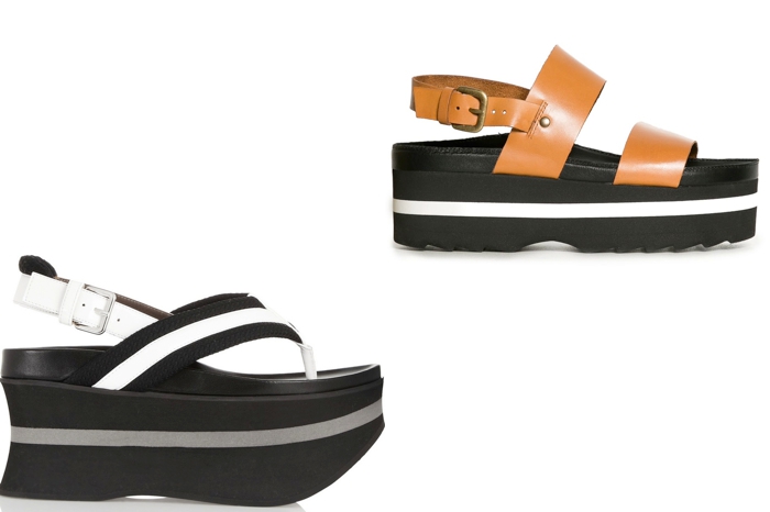 Marni, 30 200 рублей; Mango, 4 999 рублей Еще одно проявление ugly-prettty обуви — тренда весенне-летнего сезона — искать в свежей коллекции Marni