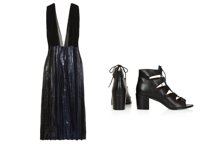 Платье Haider Ackermann (DayNight), туфли Topshop