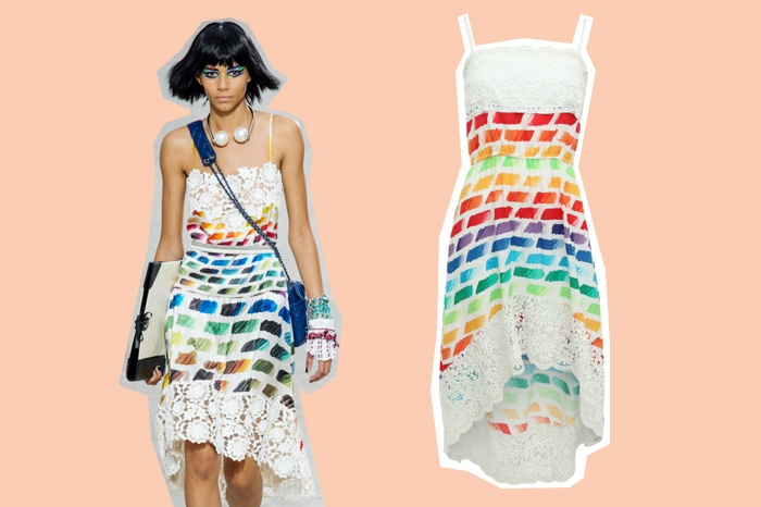 Chanel, около 100 000 рублей; Oodji, 799 рублей Если испанский масс-маркет Zara рискнул скопировать с самого запоминающегося платья сезона только